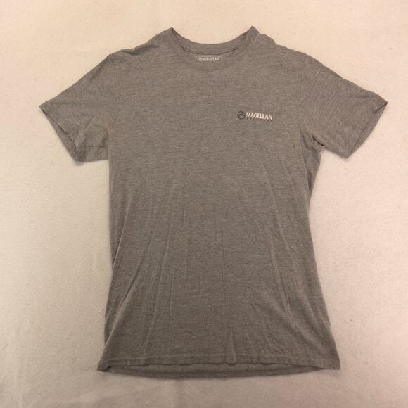 Magellan Outdoors Short Sleeve Crew Neck T-Shirt Mens Size Medium M Gray - Picture 2 of 9